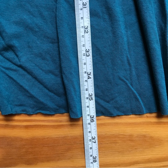 Survival UK Teal Stretchy Midi Dress, EUC, M - Picture 8 of 11